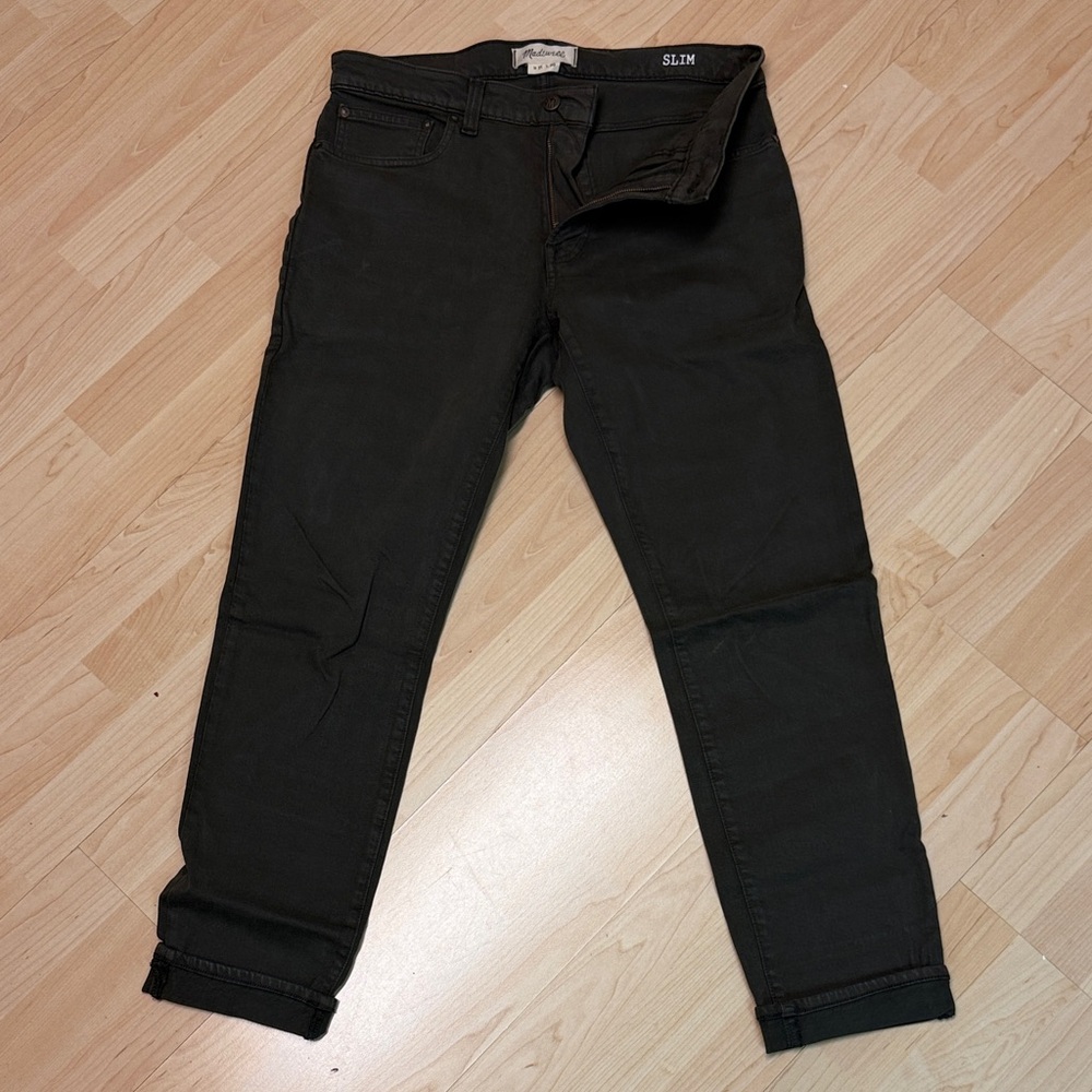 Madewell Men's Slim Fit Dark Jeans